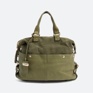 Moda Luxe
London Mixed Material Satchel (perfect condition, brand new)